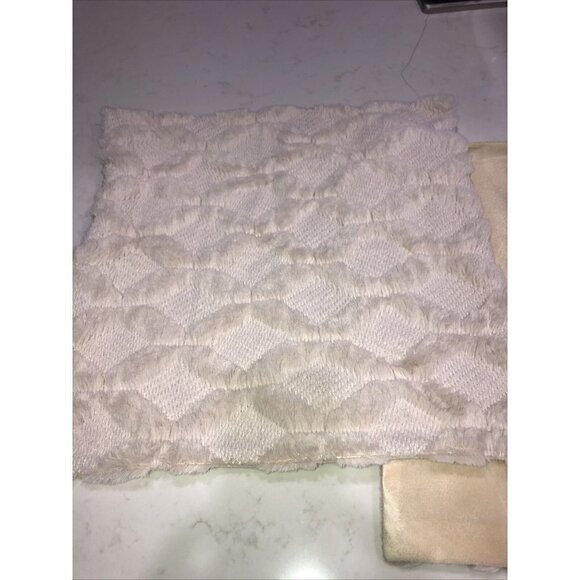 2 Pack Throw Pillow Cases Textured Soft Cushion Cover Sofa Decor light beige - Picture 1 of 3